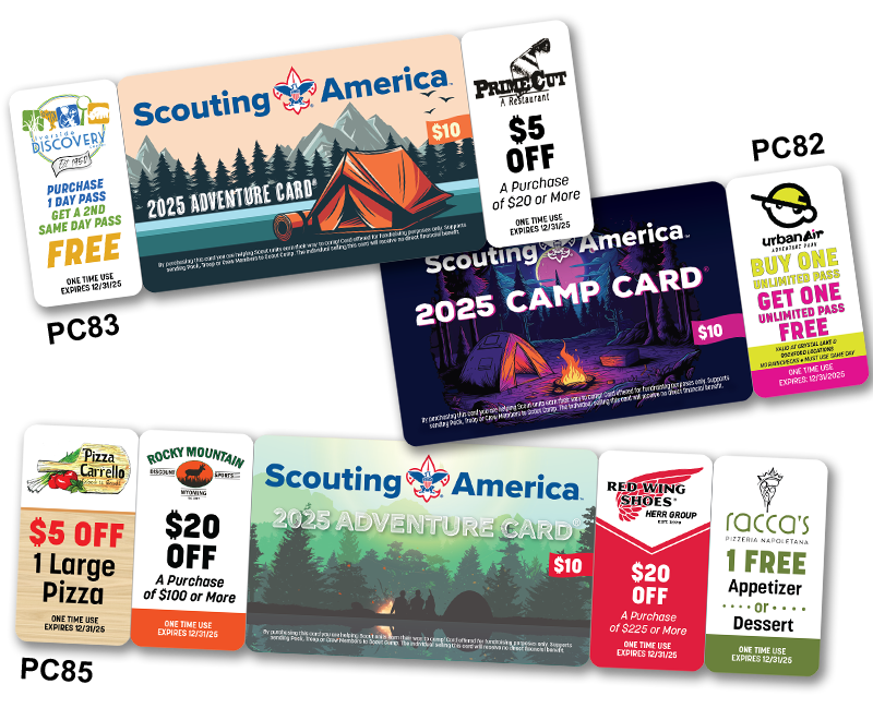 camp cards formats